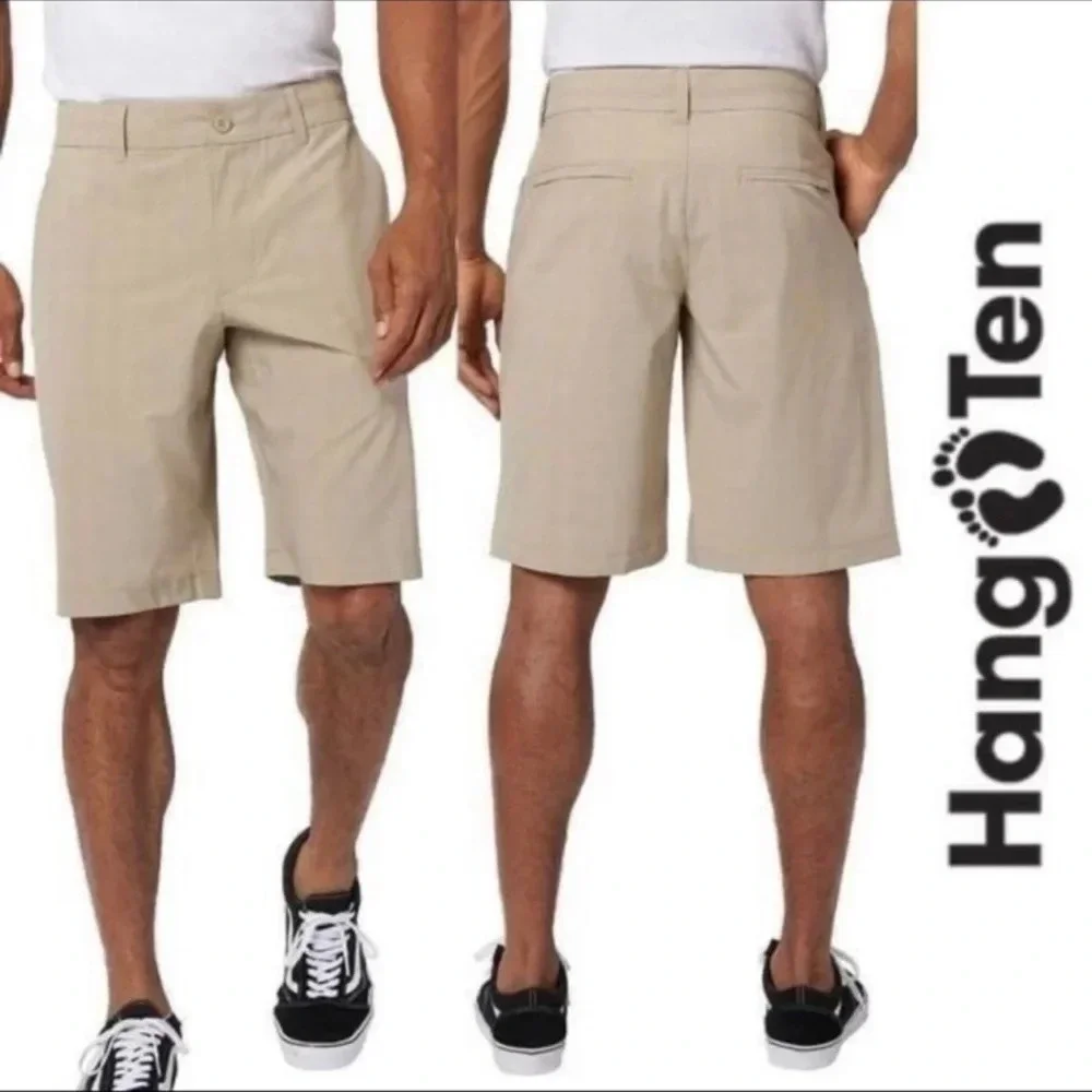 Hang Ten Men's Hybrid Shorts Size 34 excellent condition color blue